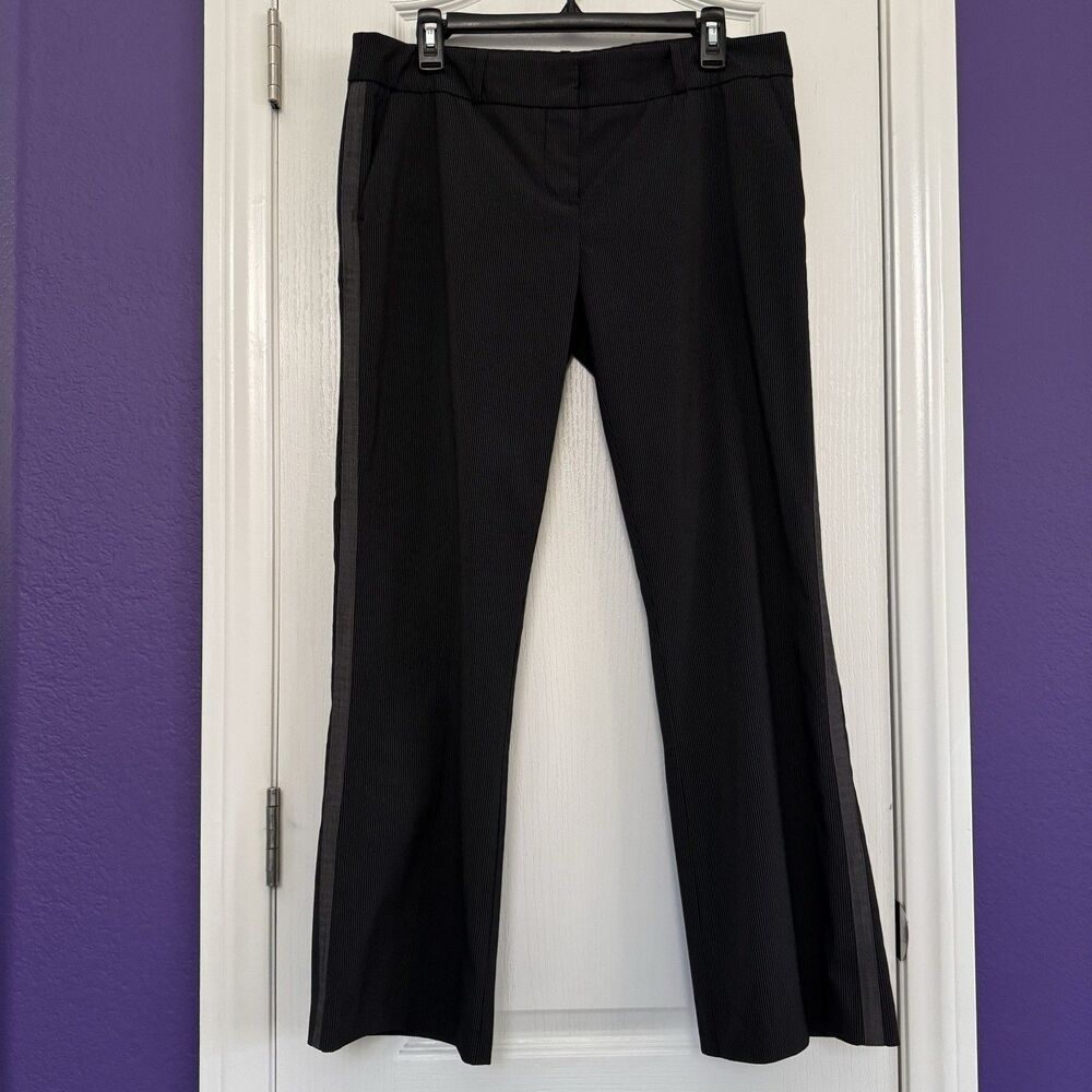 BEBE Vintage Y2K Pin Striped Tuxedo Dress Pants Slacks Women’s Size 10 *RARE*